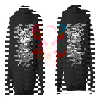 Xmas Gen Alpha Ice Cream Meme Trex Youth 67 Christmas Sweatshirt - Monsterry