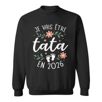 Future Tatie Annonce Grossesseœur Jeais Être Tata 2026 Sweater e - Cadeauxyz
