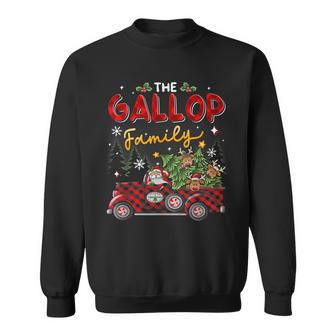 The Gallop Family Christmas Matching Pajamas Group Sweatshirt - Monsterry