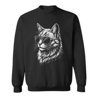Gato Con Gafas Deol Camisa de entrenamiento - Regaloses