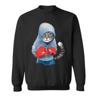 Gato En Traje De Boxeo Camisa de entrenamiento - Regaloses