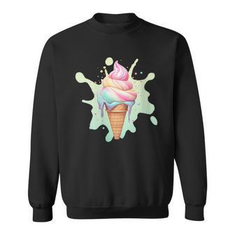 Gelato Fusione Gelato Cono Gelato In Colori Pastello Con Collo A Felpa - Novitaregali