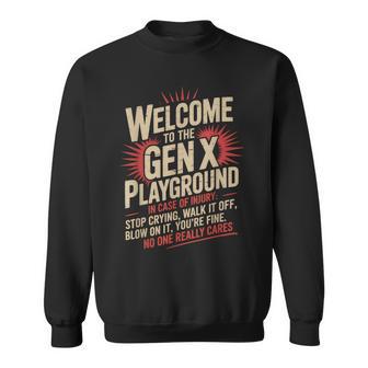 Gen X We Don’T Care Boomer Gen X Vintage 1975 Sweatshirt - Thegiftio UK