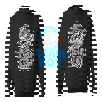 Gender Reveal Party Team Boy Cute Announcement Sweatshirt - Seseable