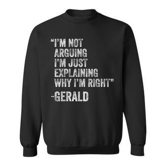 Gerald Citation Drôle D'anniversaire Personnalisé Idée D'ingénieur Sweater e - Cadeauxyz