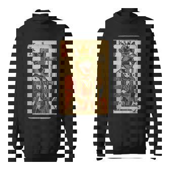 German Shepherd King Hearts Cool Playing Card Disco Dog Sweatshirt Unisex | Mazezy