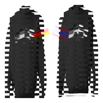 Germany Thailand Crossed Flags German Thai Unity Sweatshirt Unisex | Mazezy