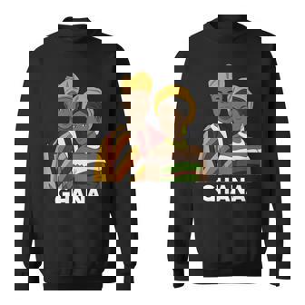 Ghana Ghanaian Couple Sweatshirt Unisex | Mazezy