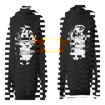 Ghost Snooker Halloween Costume Billiard Player Tank Top Sweatshirt Unisex | Mazezy