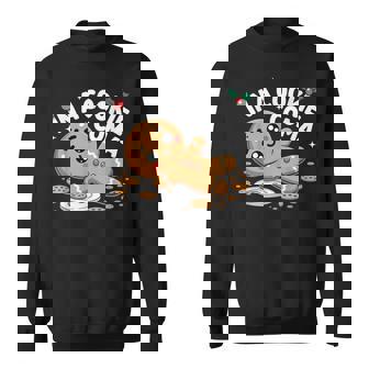 Gingerbread Fun Cookie Coma Present Christmas Baking Family Sweatshirt | Mazezy