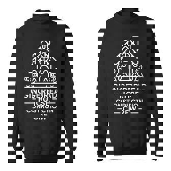 Gingerbread House Construction Crew Fun Sweatshirt Unisex | Mazezy