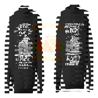 Gingerbread House Project Manager Christmas Cookie Baking Sweatshirt Unisex | Mazezy