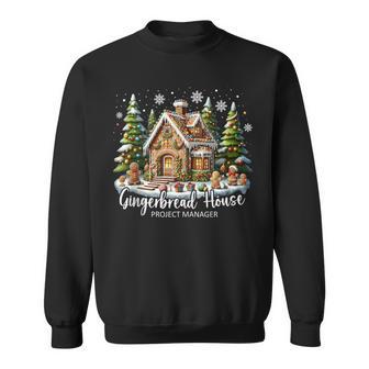 Gingerbread House Project Manager Christmas Tank Top Sweatshirt Unisex | Mazezy