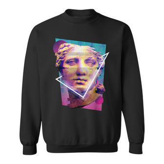 Glitchedenustatueaporwave スウェットシャツ - Kawaiitshirt
