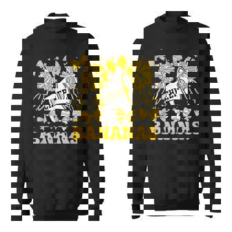 Go Cheer Bananas School Sports Fan Team Spirit Name Sweatshirt Unisex | Mazezy