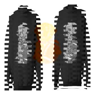 Golden Retriever Game Day Football Team Sports Dog Lover Kid Sweatshirt Unisex | Mazezy