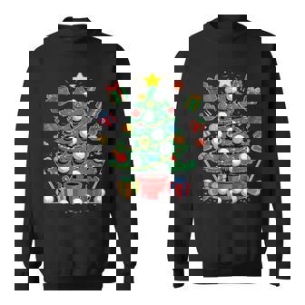 Golf Christmas Tree Balls Clubs Holiday Sweatshirt Unisex | Mazezy