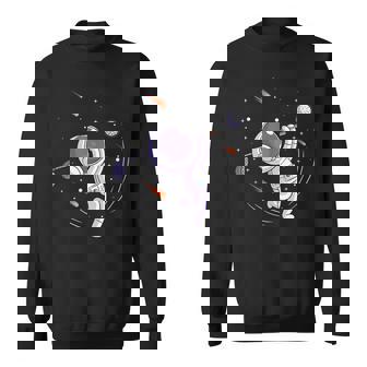 Golf Universe Moon Astronaut Outer Space Golfer Golfing Tank Top Sweatshirt Unisex | Mazezy