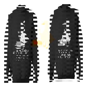 Goose Thanksgiving Couples Pregnancy Announcement Fall Sweatshirt Unisex | Mazezy