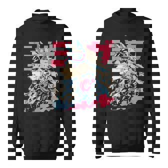 Goth Grunge Demon Anime Furry Wolf Horror Alt Aesthetic Sweatshirt - Thegiftio