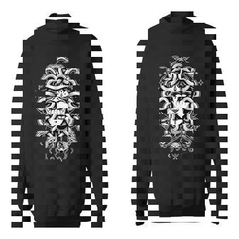 Gothic Medusa Greek Mythology Blackwork Sweatshirt - Thegiftio