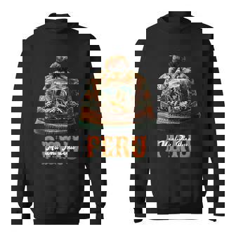 Grafico マルチカラー Chullo Peruano Machu Pichu スウェットシャツ - Kawaiitshirt