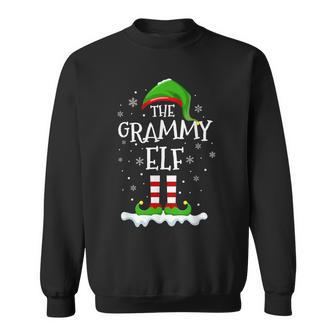 Grammy Elf Squad Xmas Family Matching Group Christmas Elf Sweatshirt - Thegiftio UK
