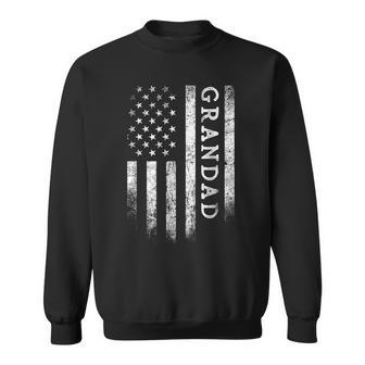 Grandad American Flag Grandad Patriotic Father's Day Sweatshirt - Thegiftio UK