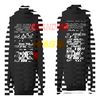 Grandma Of The Fast One 1St Birthday Race Car Family Sweatshirt Unisex | Mazezy