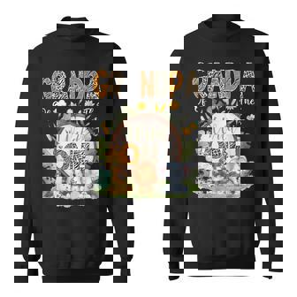 Grandpa Of The Wild One 1St Bday Safari Jungle Animals Sweatshirt - Monsterry