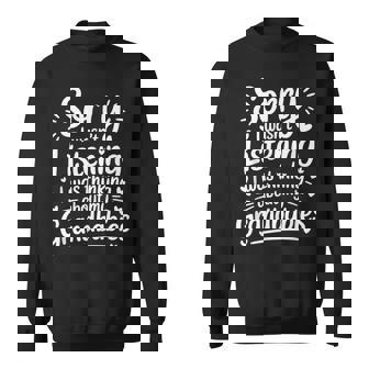 Grandparent Humor Grandbabies On My Mind Sweatshirt Unisex | Mazezy