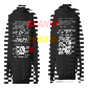 Granny Of The Fast One 1St Birthday Race Car Family Sweatshirt Unisex | Mazezy