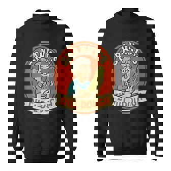 Grannys Famous Dill Dough Retro Grandma Humor Wordplay Fun Sweatshirt Unisex | Mazezy