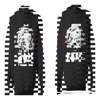 Great Pyrenees Nope Lazy Pet Cute Not Today Bored Sweatshirt - Thegiftio