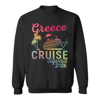 Greece Cruise Family 2026 Squad Vacation Matching Family Sweatshirt | Mazezy