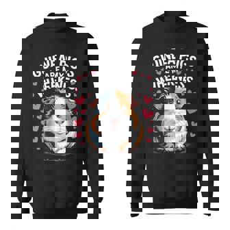 Guinea Pigs Are My Wheekness Pet Lover Humor Casual Sweatshirt Unisex | Mazezy