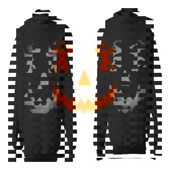 Gymnastic Cartwheel 2025 Pumpkin Gymnast Tumbling Halloween Sweatshirt Unisex | Mazezy