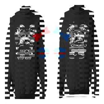 Hair Bun Sunglasses Cabo Verde Flag Pride Verdian Cape Verde Sweatshirt Unisex | Mazezy