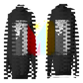 Half Philippines Colombia Flag Filipino Colombian Roots Sweatshirt Unisex | Mazezy