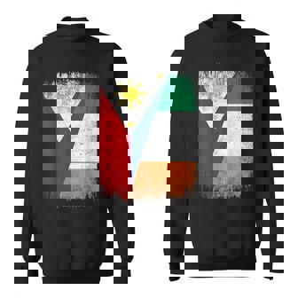 Half Philippines Ireland Flag Filipino Irish Roots Sweatshirt Unisex | Mazezy