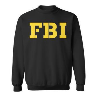 Halloween Fbi Costume Idea Diy Halloween Costume Sweatshirt | Mazezy