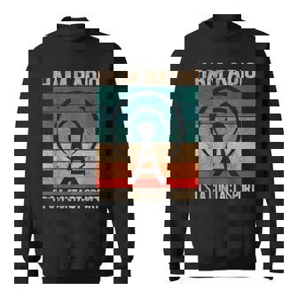 Ham Radio Operator Grandpa Amateur Radio Retro Vintage Sweatshirt Unisex | Mazezy