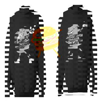 Hamburger チーズバーガー Burger Fast Food Cheeseburger Dabbing スウェットシャツ - Kawaiitshirt