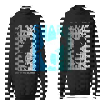 Hammerhead Shark Vintage Shark Lover Retro Oceanography Sweatshirt - Thegiftio