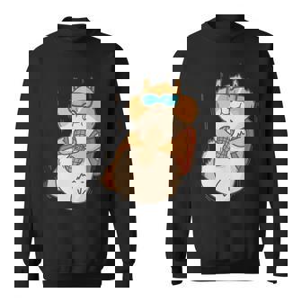 Hamster Skydiving Rodent Tank Top Sweatshirt Unisex | Mazezy