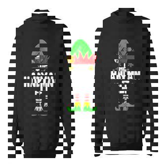 The Handyman Elf Family Matching Group Christmas Ugly Pajama Sweatshirt Unisex | Mazezy