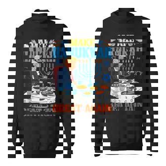 Make Hanukkah Great Again Trump Menorah Chanukah Pajamas Tank Top Sweatshirt Unisex | Mazezy