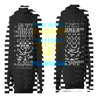 This Is My Hanukkah Pajamakah Pajama Chanukah Jewish Pajama Sweatshirt Unisex | Mazezy