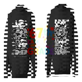 Happy 67 Day Of 4 Grade I Survived 67 Days Of School Kids Sweatshirt Unisex | Mazezy