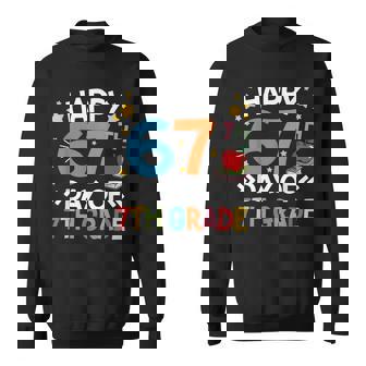 Happy 67th Day Of 7th Grade Teachers 67 Days Of School Kids Sweatshirt Unisex | Mazezy